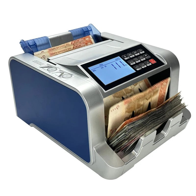 1100D2 Money Counting Machine Multi Currencies, Cash Detector