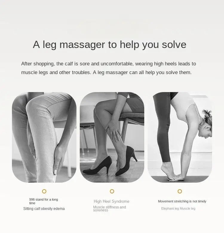 Electric Leg Massager – Pain Relief with Kneading Therapy