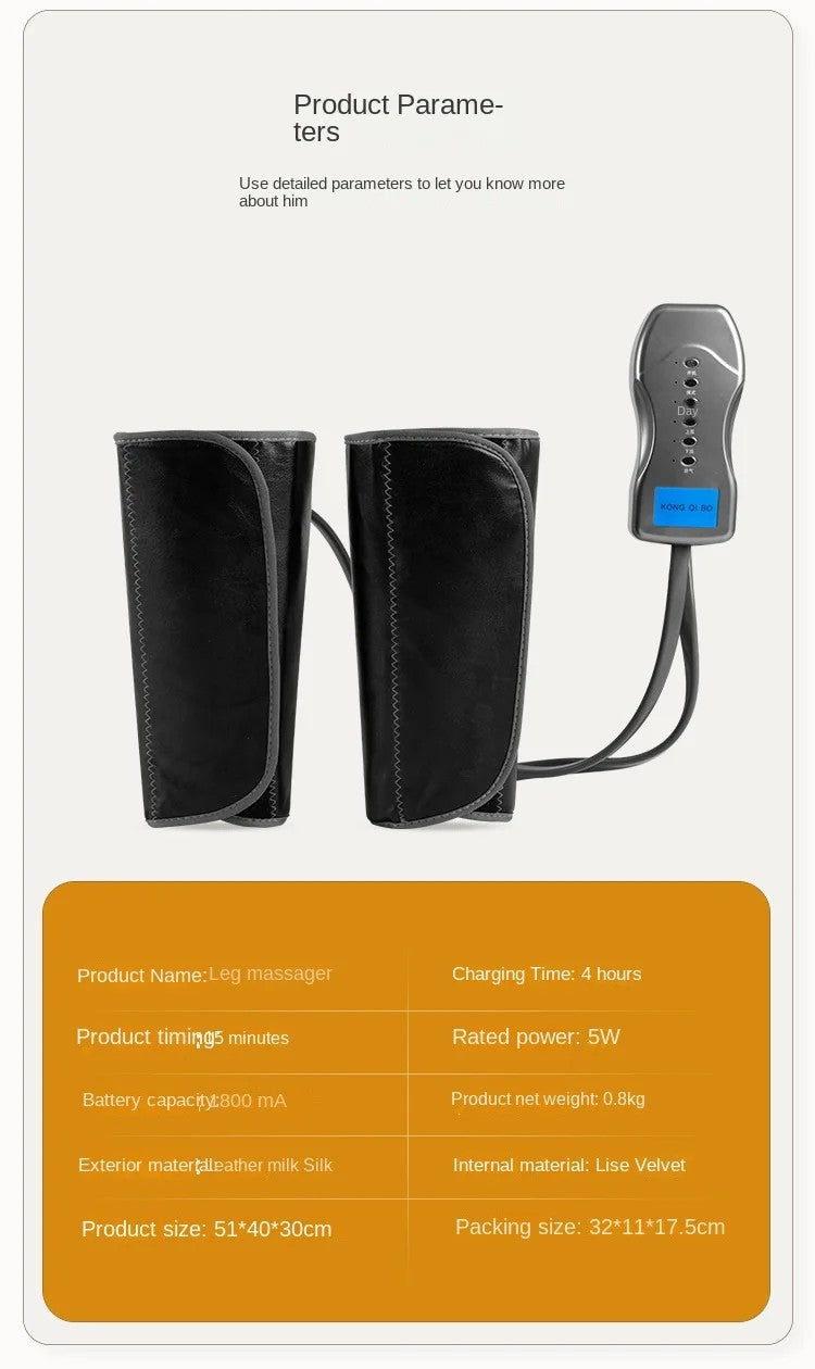 Electric Leg Massager – Pain Relief with Kneading Therapy
