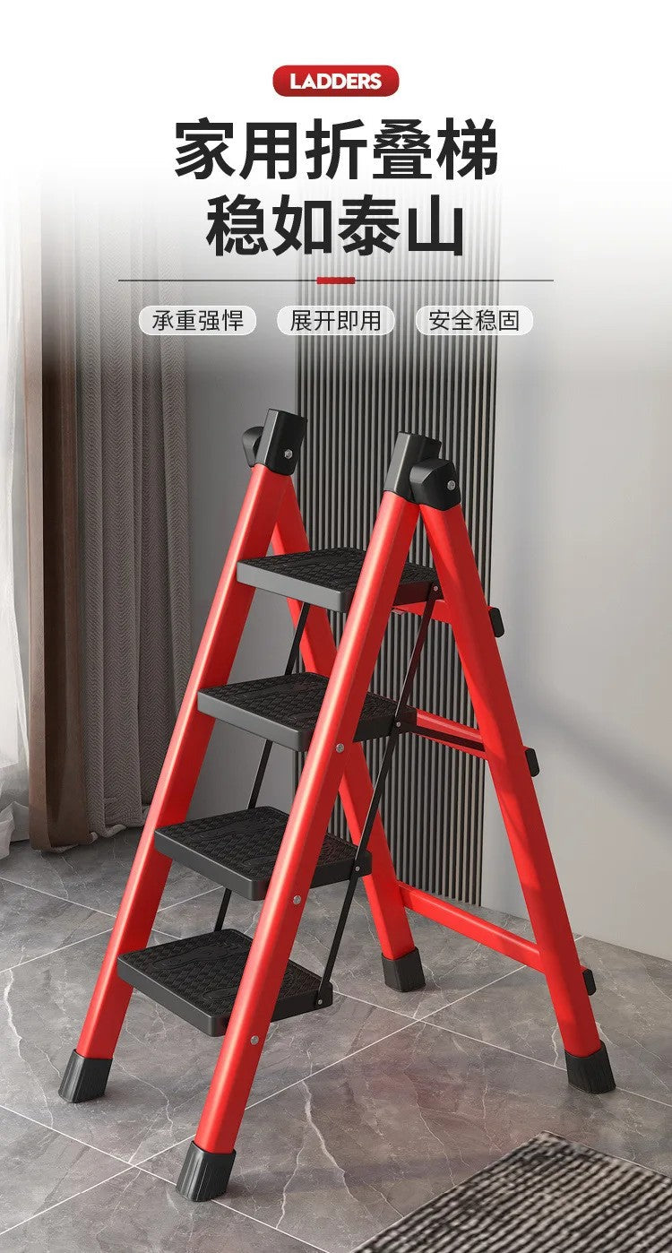 Ladder Folding Retractable Stairs Can Be Climbed Multi-functional Herringbone Ladder