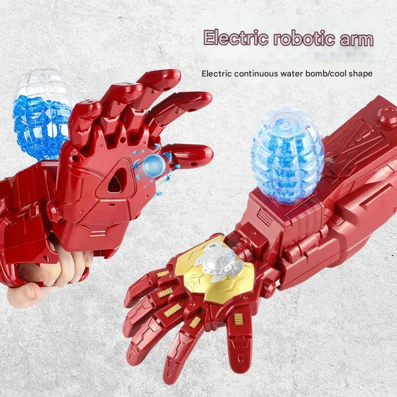 New outdoor electric burst gel ball toy gun cyber hero mechanical arm launch children's gift
