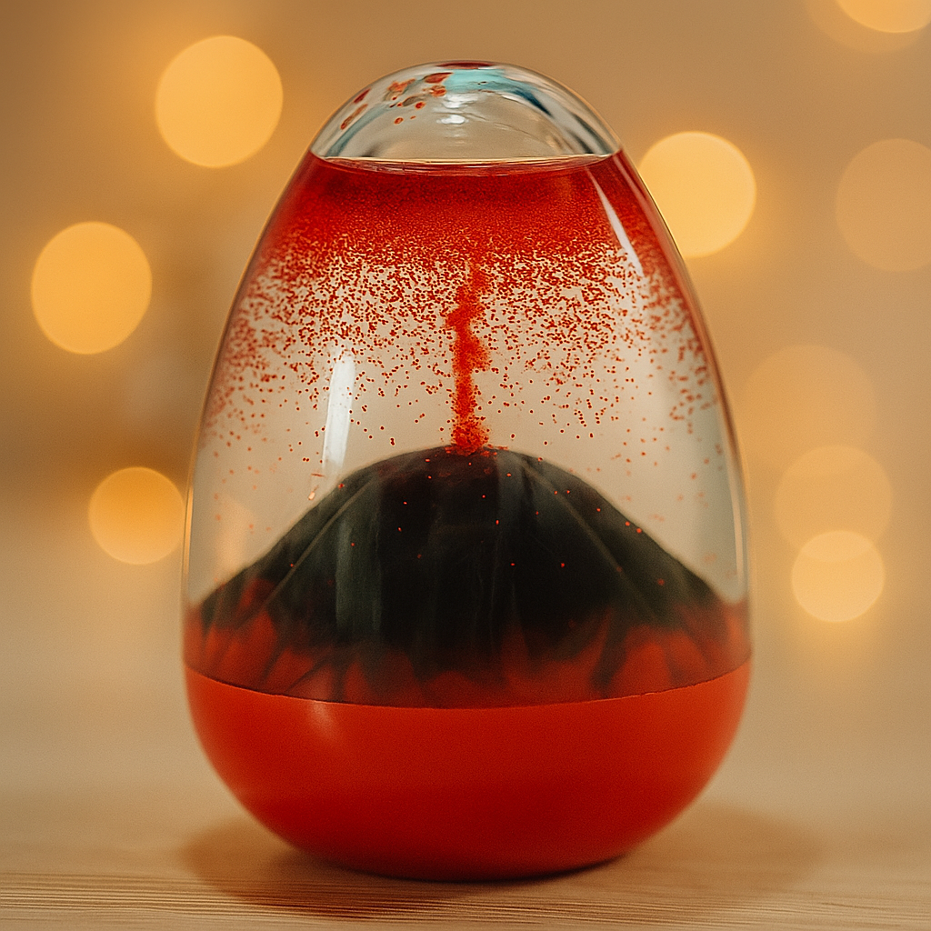 Erupting Lava Volcano Display – Stress Relief Decoration