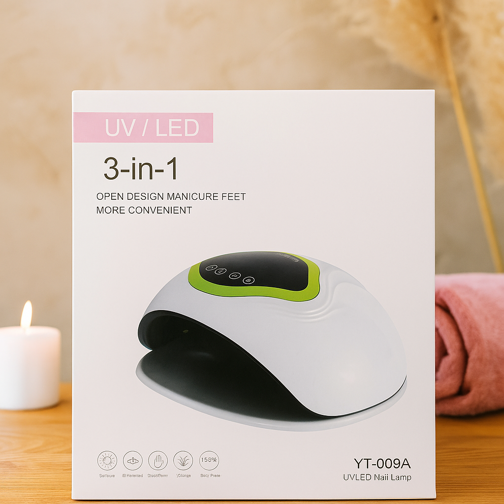 LED UV Nail Lamp YT-005A – Fast Drying Professional Gel Nail Dryer for Salon & Home Use