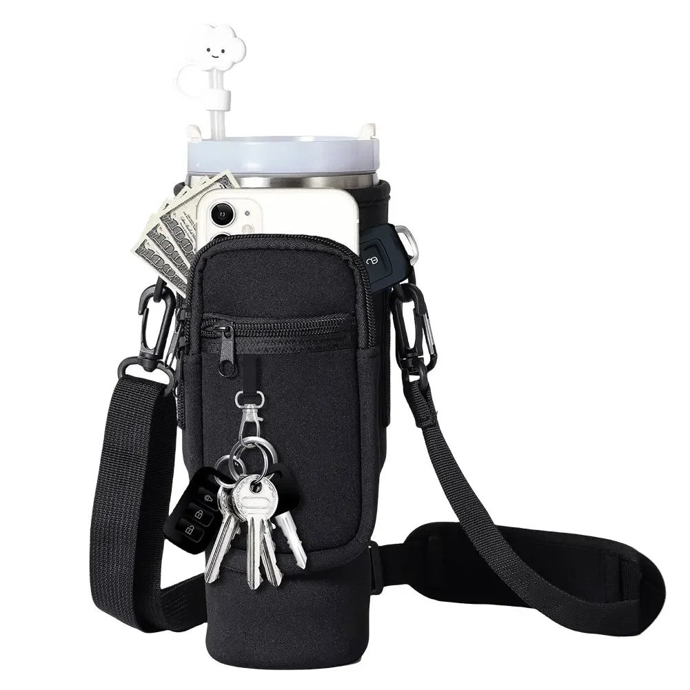 40oz Neoprene Water Bottle Carrier Bag For Quencher Cup Sleeve