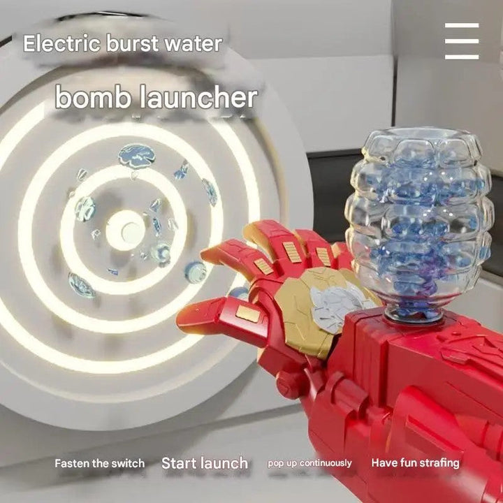 New outdoor electric burst gel ball toy gun cyber hero mechanical arm launch children's gift
