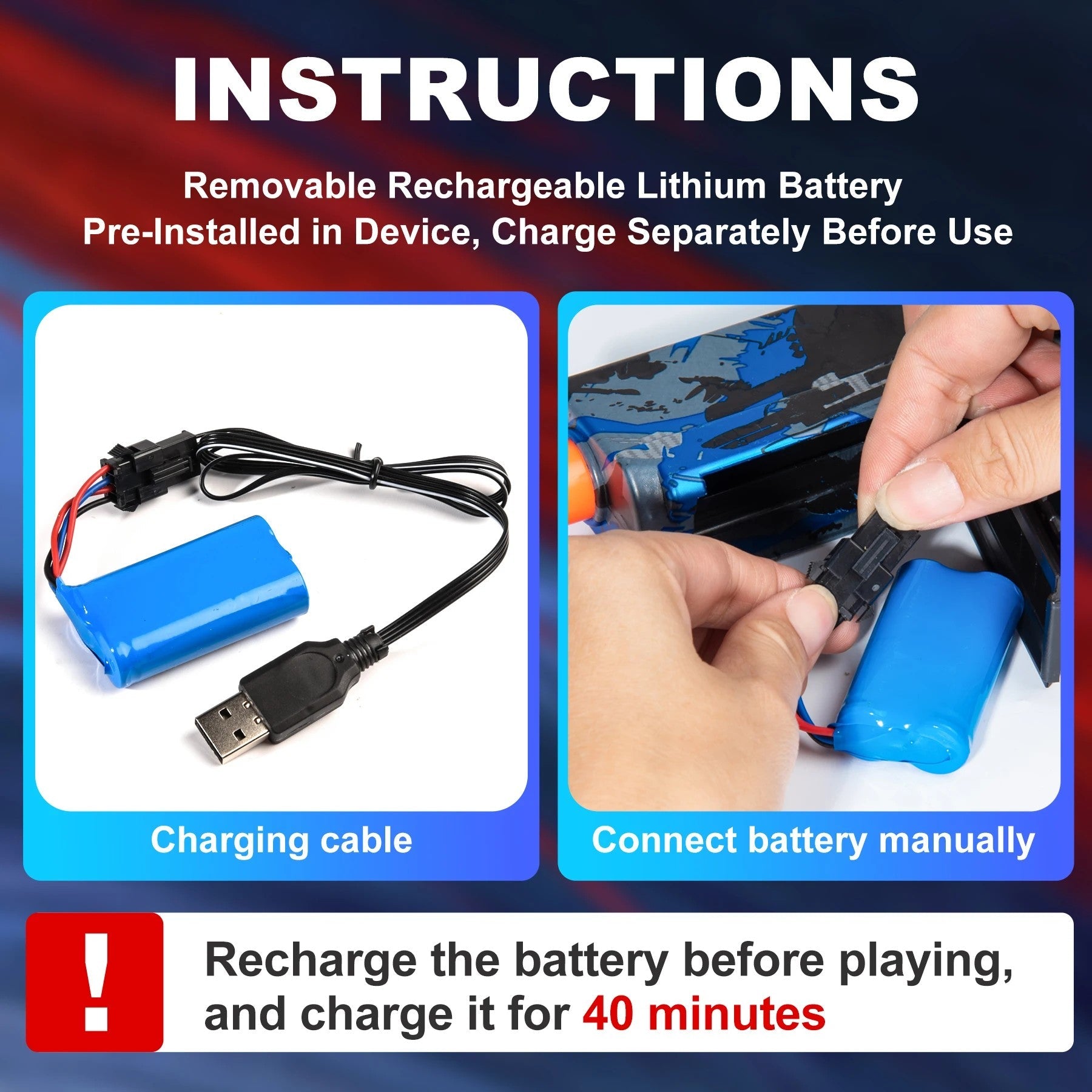 New Electric Blaster Gun Toy, High Precision Shooting, Party Game - Halloween Thanksgiving Christmas Gift