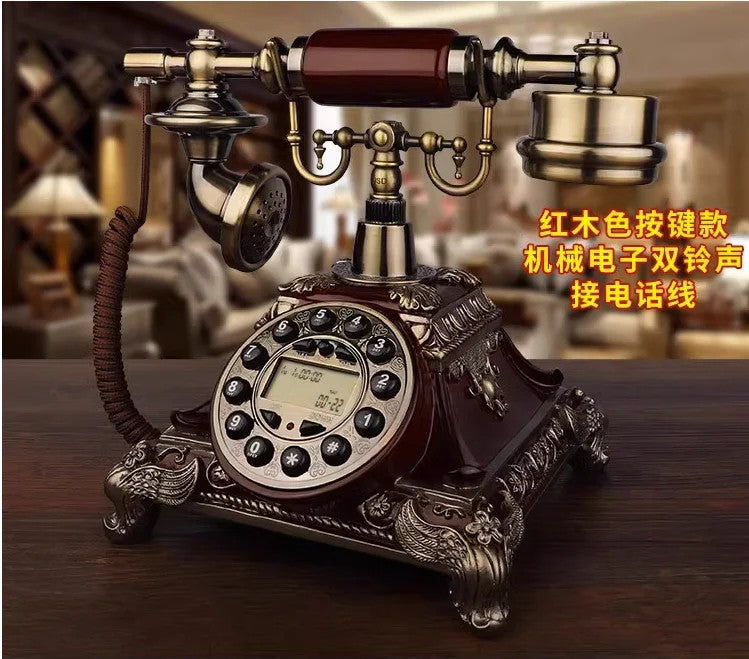 Antique Pattern fashion imitation vintage old fashioned telephone/Handsfree / backlight / Caller ID