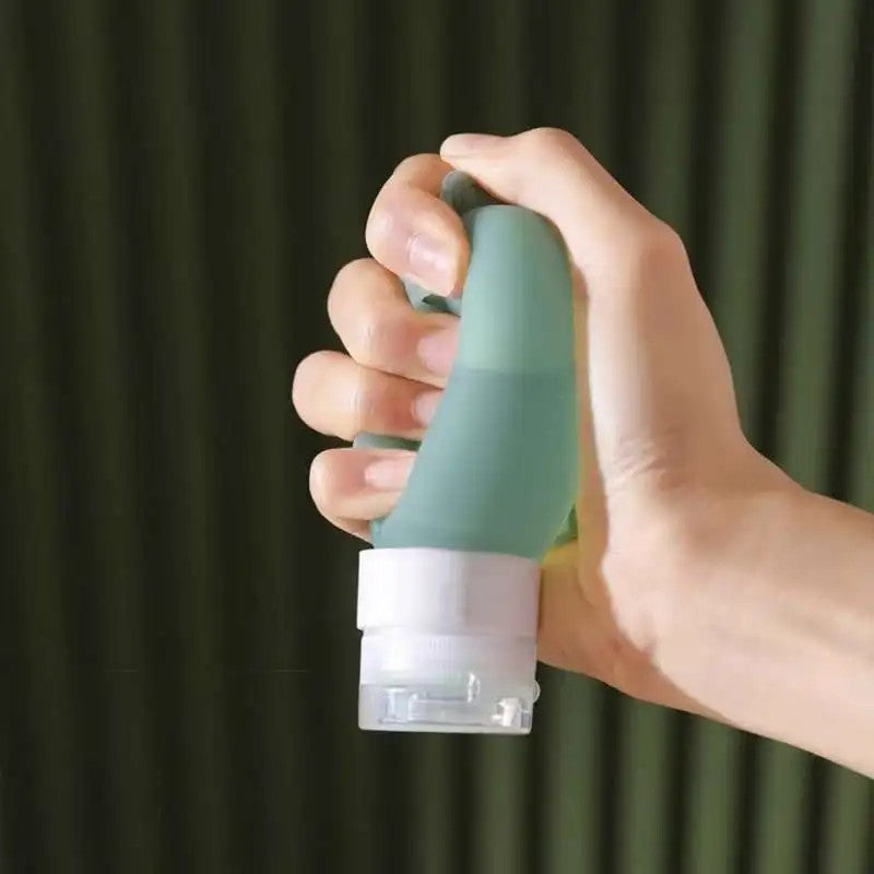 3PCS/set Portable Travel Bottles Soft Silicone Lotion Container Squeeze Tube Empty Bottle Cometic Shampoo Soap Refillable Bottle