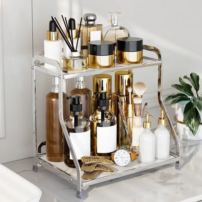 Shelf vanity desktop bathroom washstand, toilet storage rack