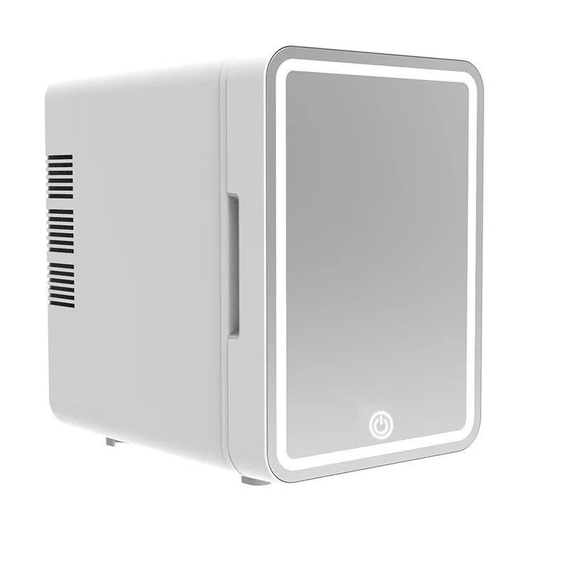 Mini Frigo Makeup Custom Portable Small Pink Refrigerator Cosmetic Skin Care Beauty Fridge With Led 4 Liter Mirror for Room