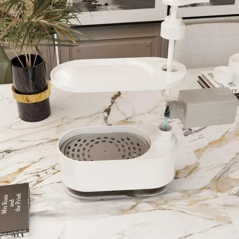 Dishwashing Liquid Press Manual Press Soap Box Hand Soap And Dish Soap Dispenser For Kitchen Sink Detergent Dispenser