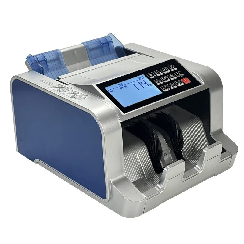 1100D2 Money Counting Machine Multi Currencies, Cash Detector