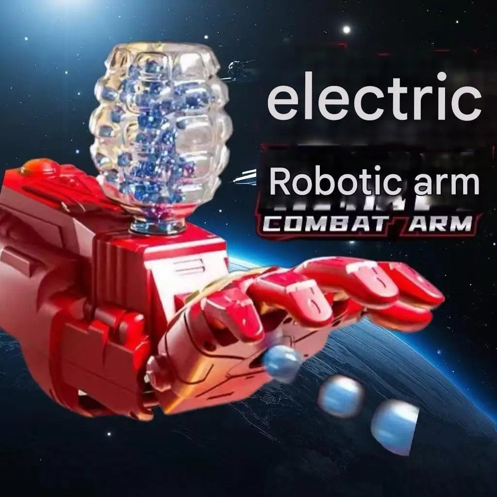 New outdoor electric burst gel ball toy gun cyber hero mechanical arm launch children's gift