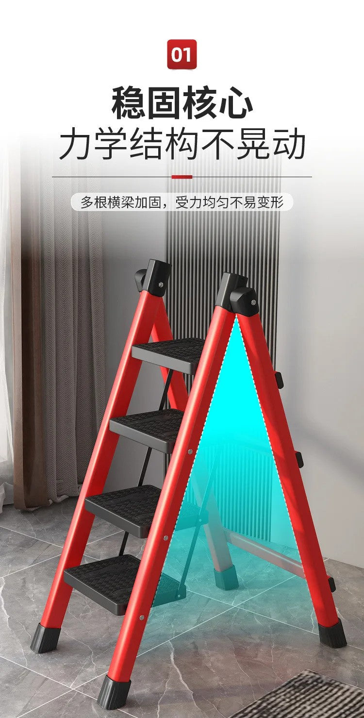 Ladder Folding Retractable Stairs Can Be Climbed Multi-functional Herringbone Ladder