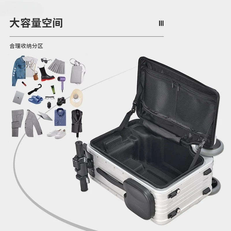 Riding, suitcase transportation, artifact trolley case, smart boarding multi-function