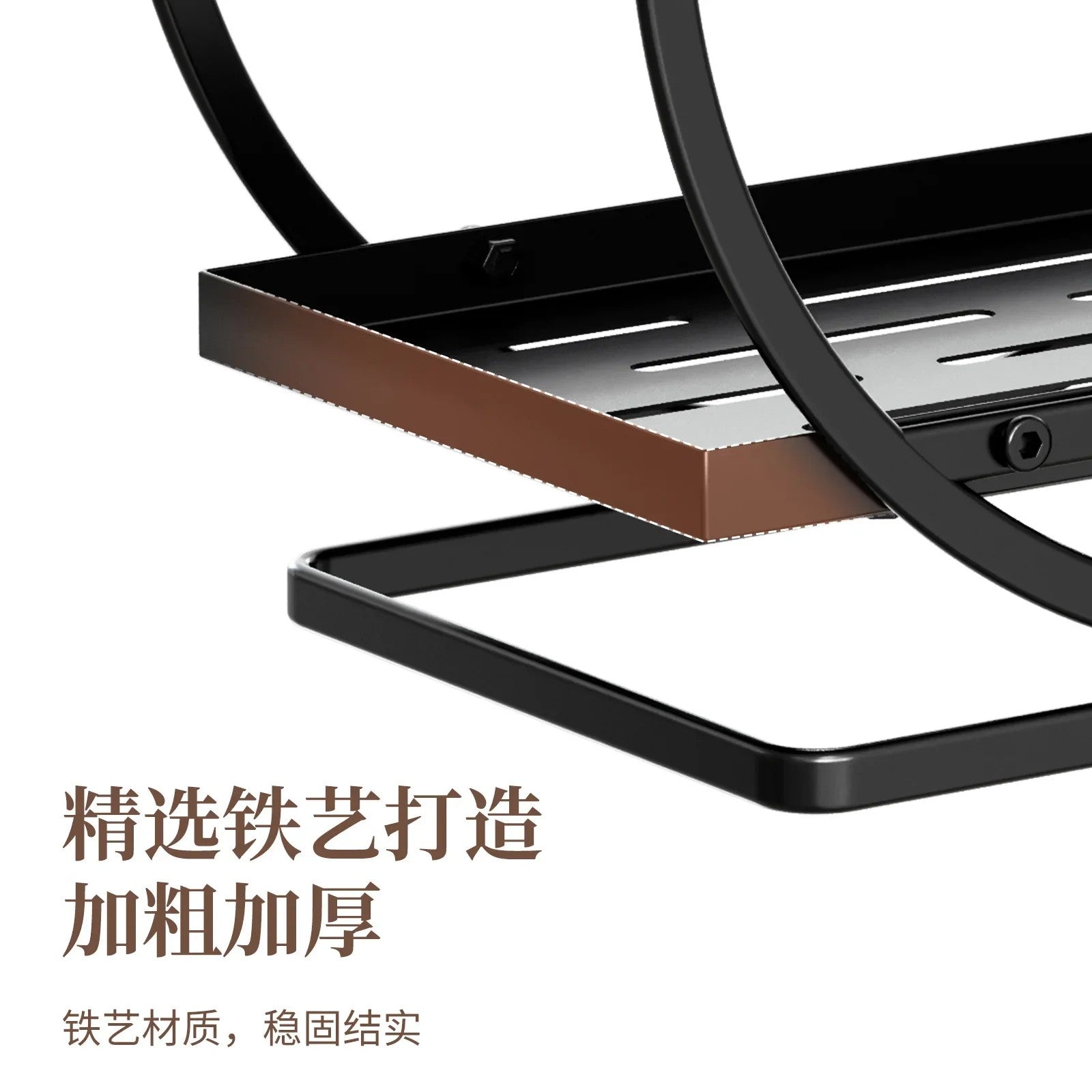 Shelf Light Luxury Toilet Bathroom Wash Rack Cosmetics Storage Box Desktop Dresser Rack