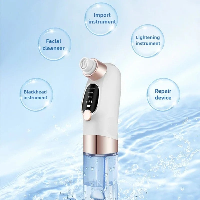 Blackhead Remover Pore Vacuum Face Cleaner Electric Pimple Acne Black Head Removal USB Rechargeable Water Cycle Black Dot Remove