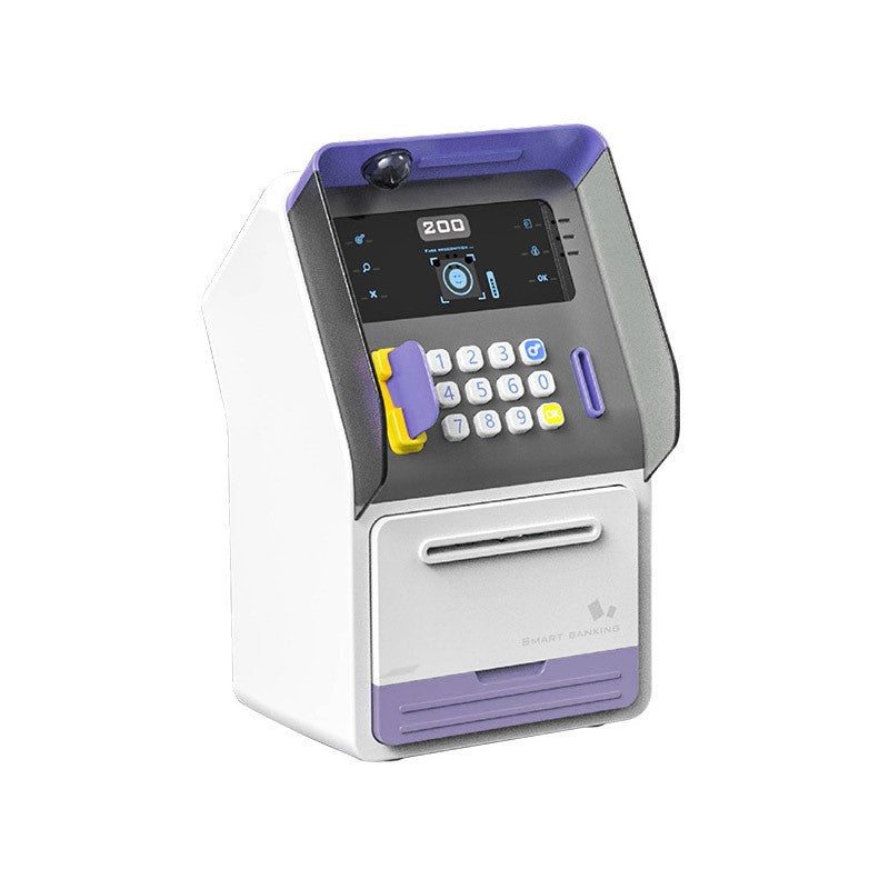 New ATM Machine Safe Box Money Bank Electronic Piggy Bank Automatic Code Key Lock
