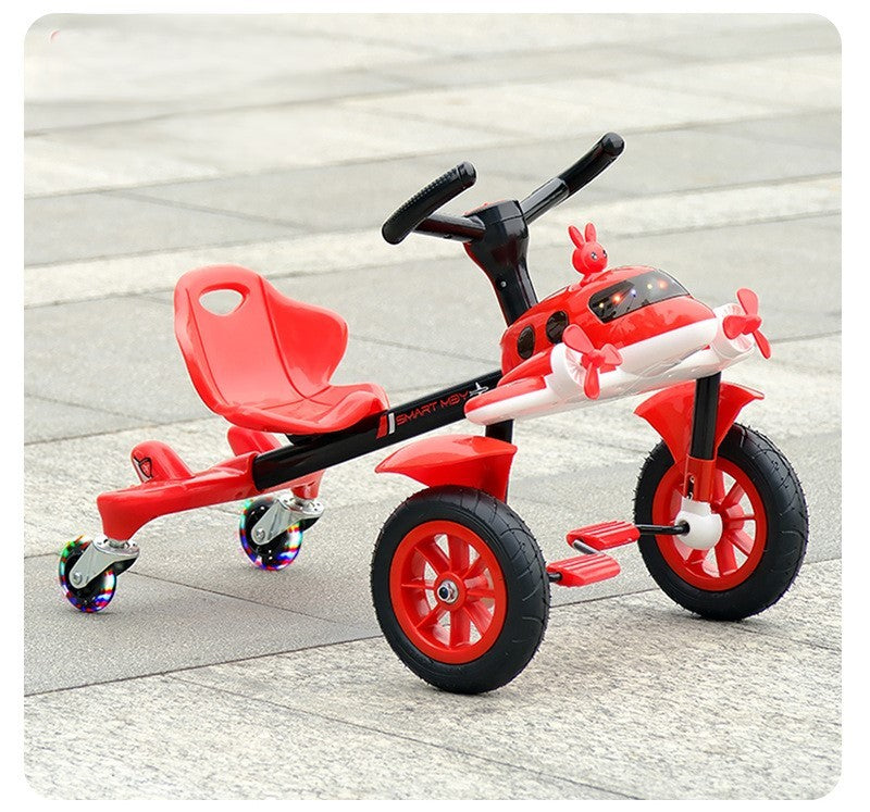 New Hot Sale Children's Four-Wheel Balance Bike Kids Drift Four-Wheeler Children's Tail Flickering Bike