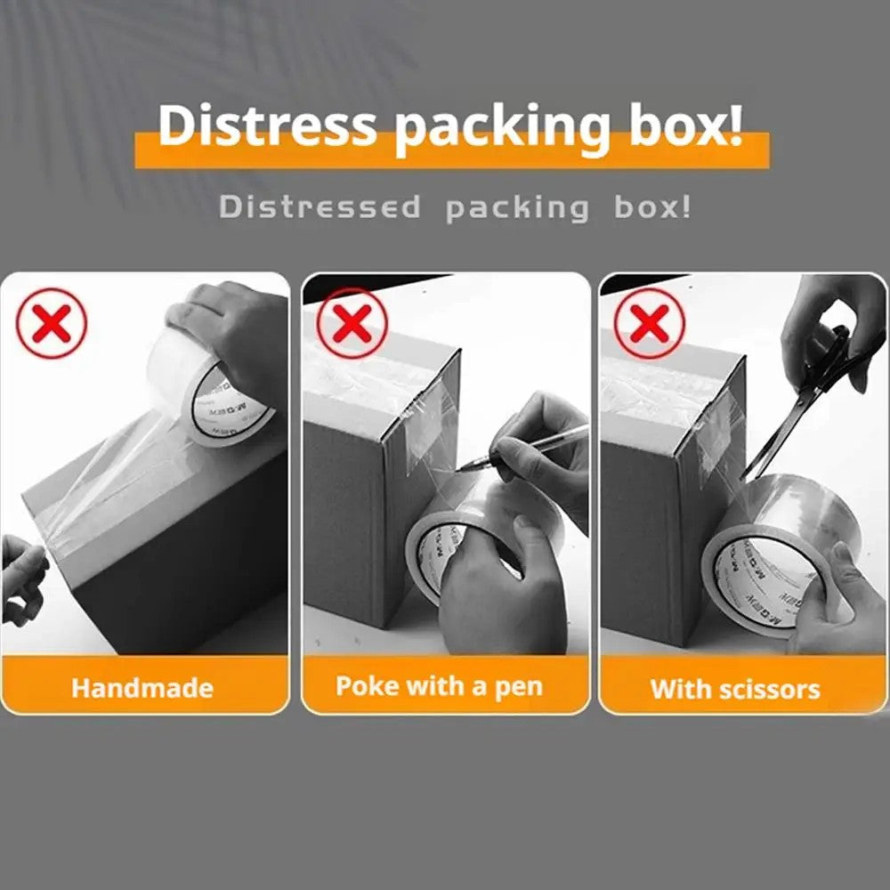 Heavy Duty Shipping Tape Dispenser Reusable Replaceable Packaging Tool