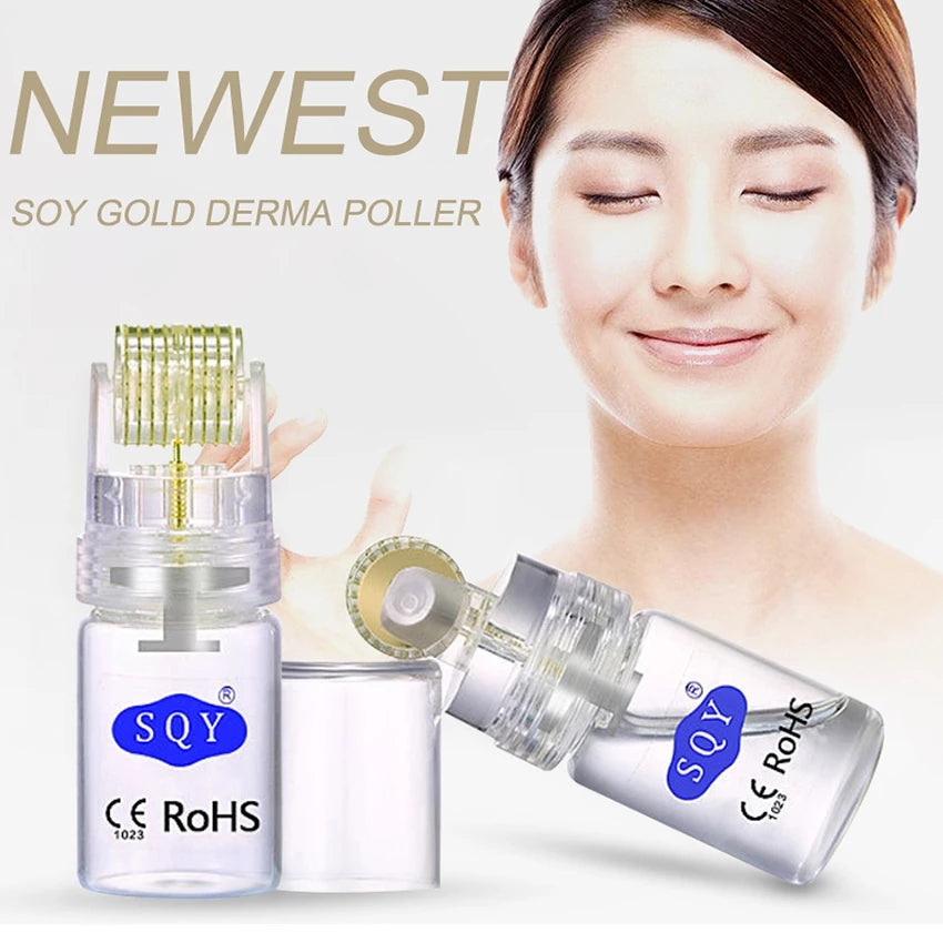 Bottle Derma Roller, Skin Rejuvenation, Anti-Aging Facial Treatment Tool