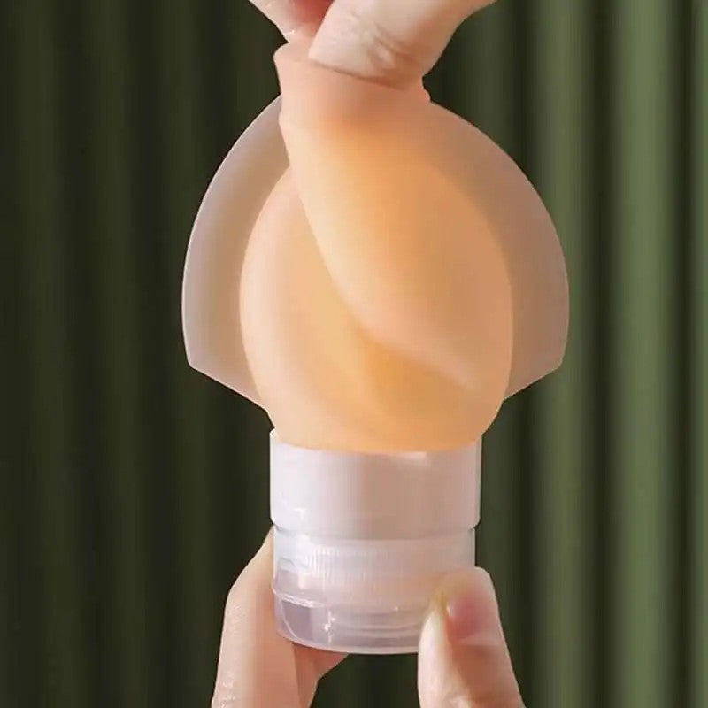 3PCS/set Portable Travel Bottles Soft Silicone Lotion Container Squeeze Tube Empty Bottle Cometic Shampoo Soap Refillable Bottle