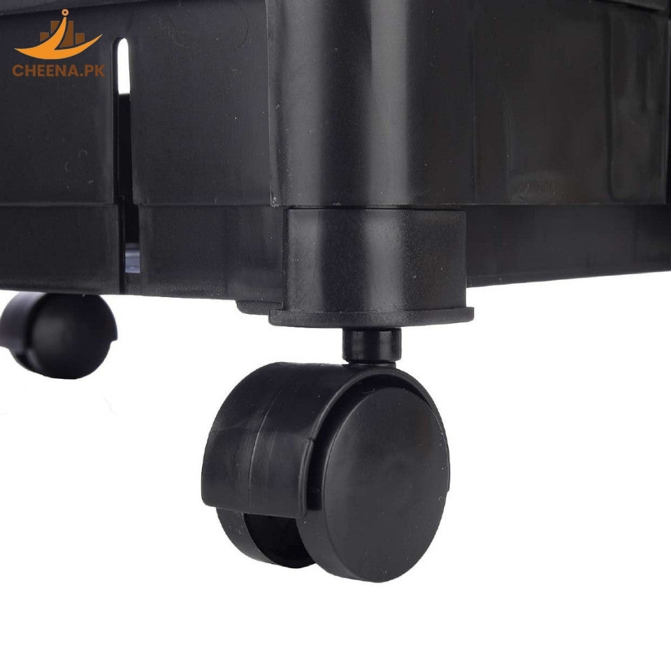 3 Tier Trolley Black