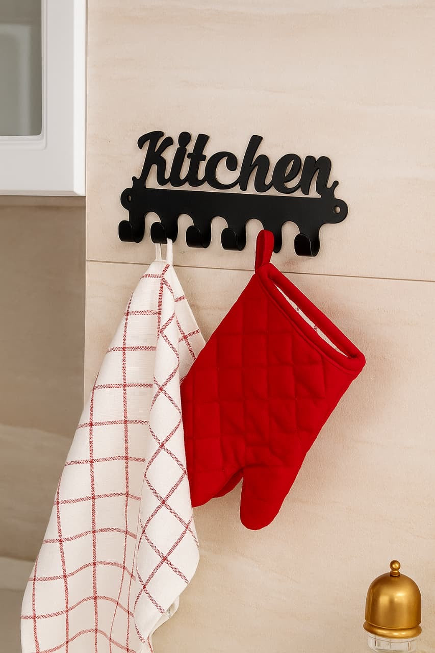 Premium Metal Wall Mounted Key Holder – Decorative Key Hanger for Home, Love, Family, and Kitchen Use (4Variations)