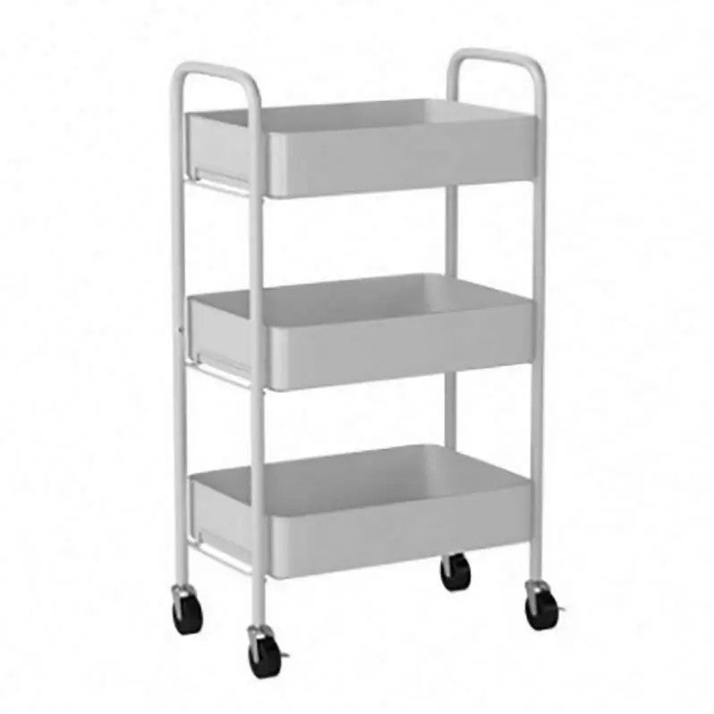 Trolley With Wooden Storage Tier Bamboo Island Premium 4 Drawer Wheel Rolling Home Restaurant Serving Locking Food Kitchen Cart