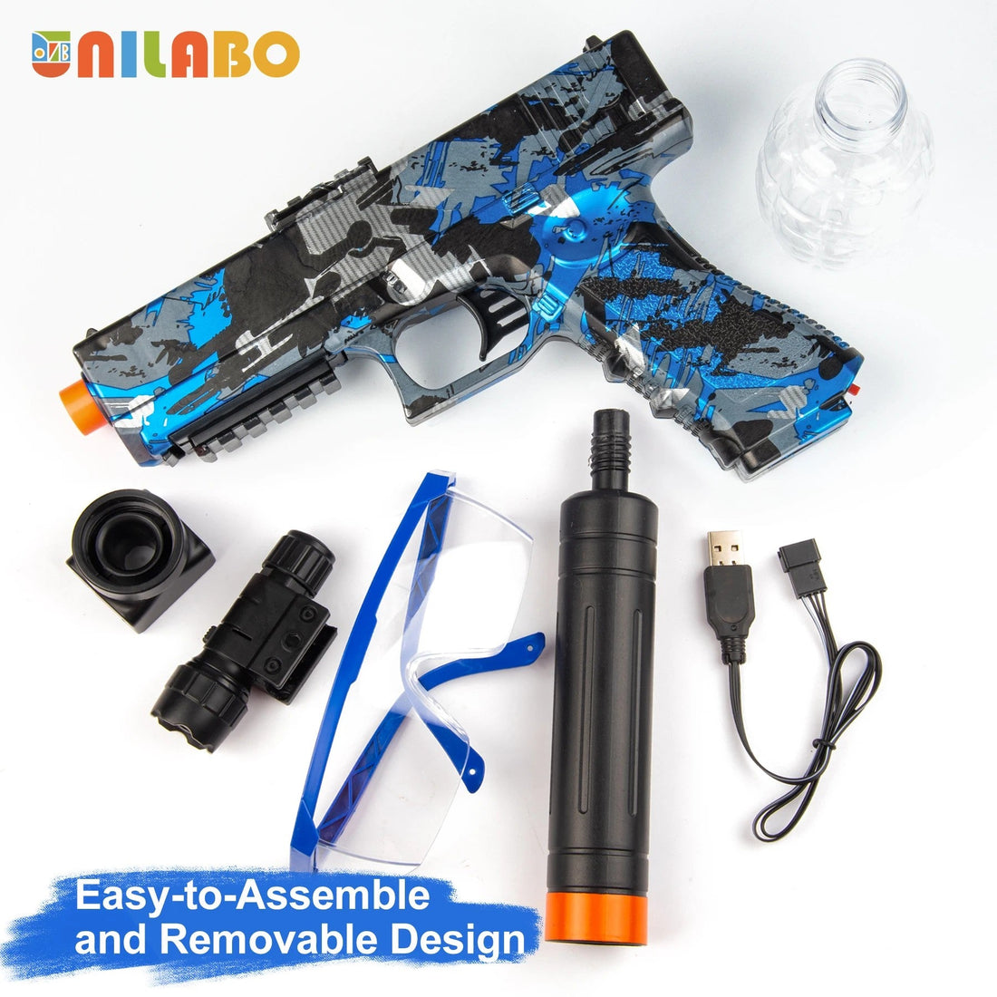 New Electric Blaster Gun Toy, High Precision Shooting, Party Game - Halloween Thanksgiving Christmas Gift