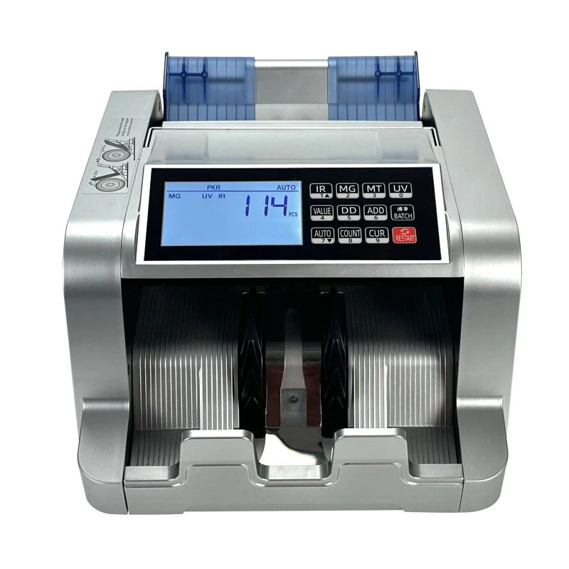 1100D2 Money Counting Machine Multi Currencies, Cash Detector