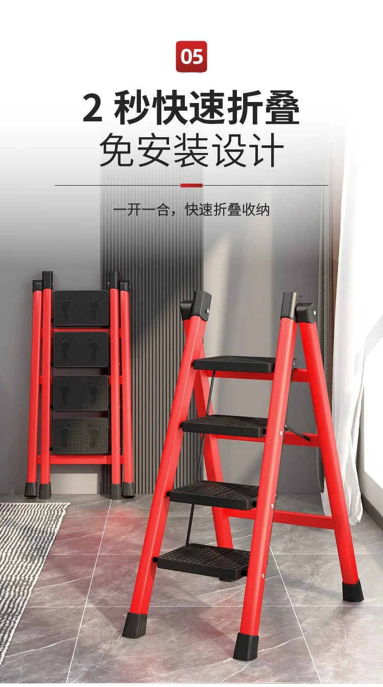 Ladder Folding Retractable Stairs Can Be Climbed Multi-functional Herringbone Ladder
