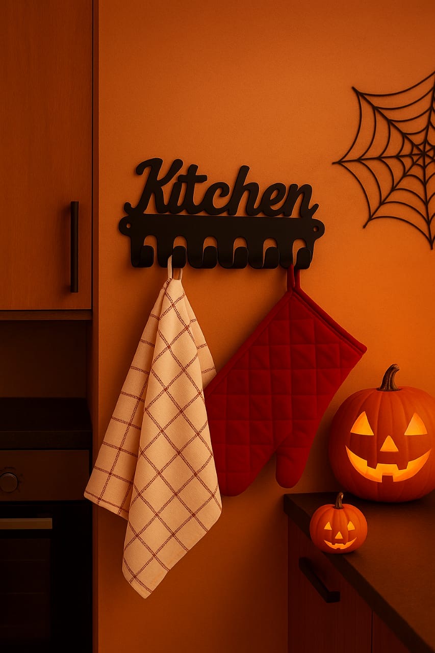 Premium Metal Wall Mounted Key Holder – Decorative Key Hanger for Home, Love, Family, and Kitchen Use (4Variations)