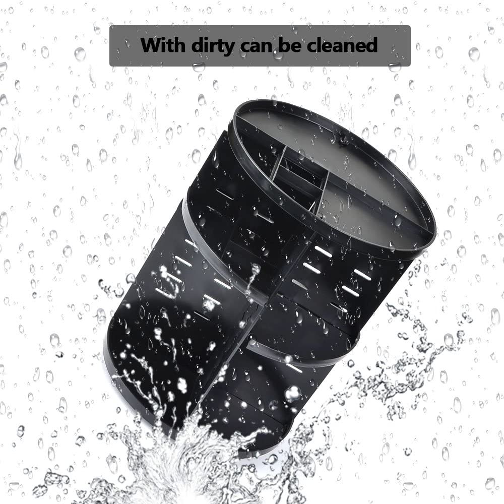 360 Rotation (Black) Cosmetic Organizer