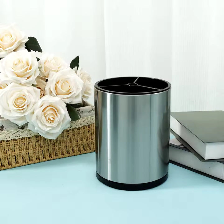 Stainless Steel Kitchen Utensil Set Draining Storage Box