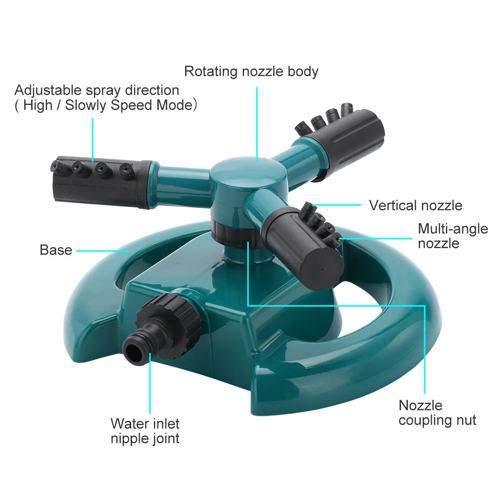 360 ° Rotating Garden Drip Irrigation System
