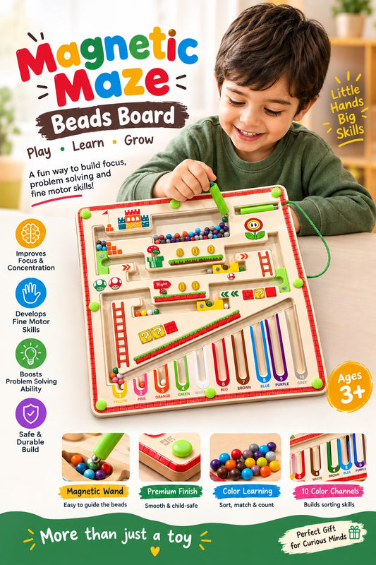 Magnetic bead maze board ⭐