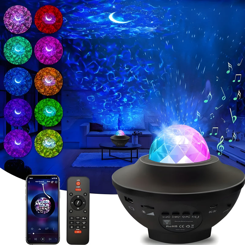 Galaxy Projector Starry Sky Night Lamp - (IMPORTED)