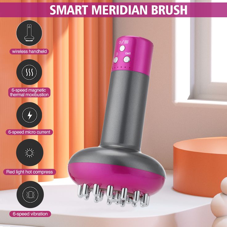 Massager Body Shaping Heating Meridian Scraping brush massager