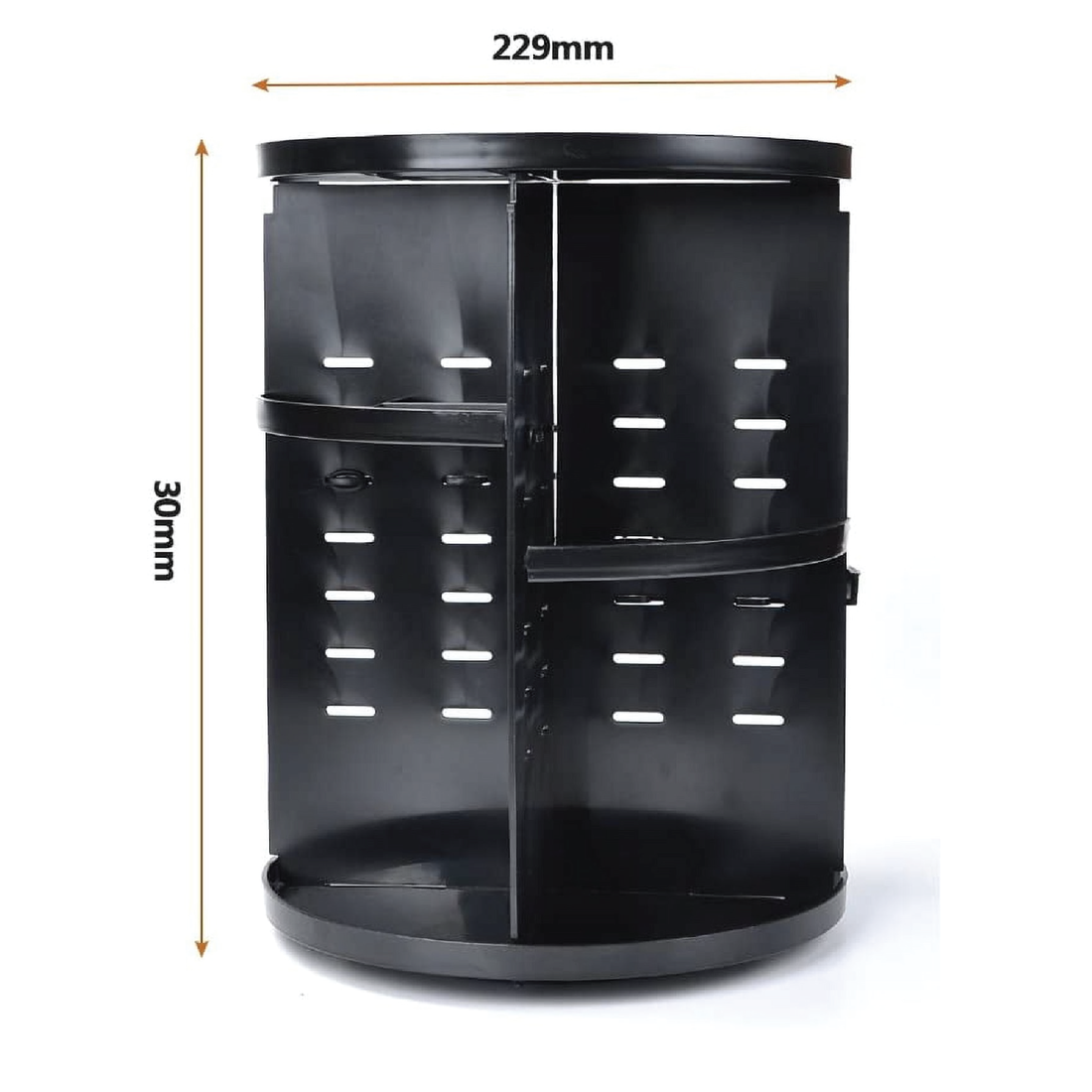 360 Rotation (Black) Cosmetic Organizer