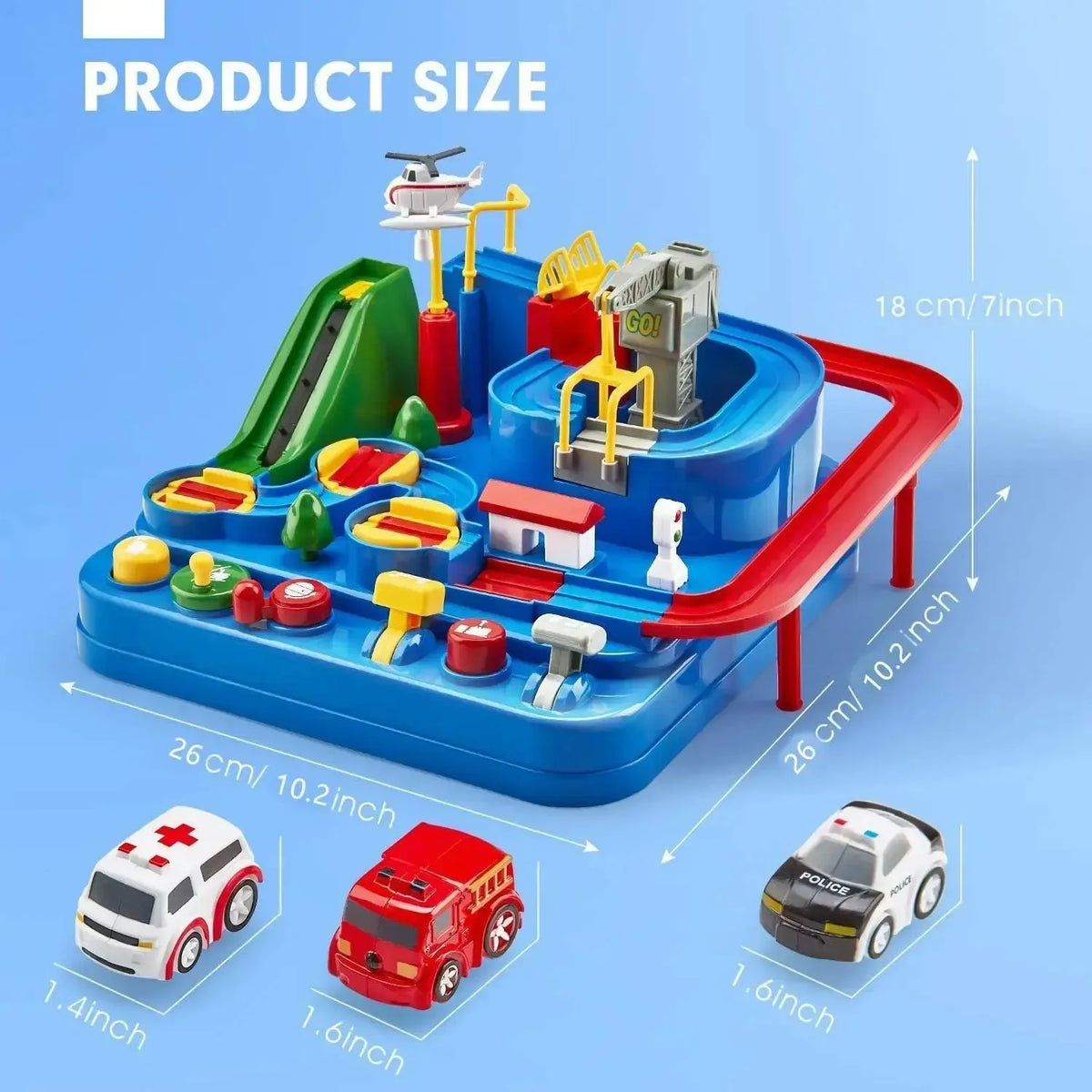 City Adventure Car Track Game (Big Size)