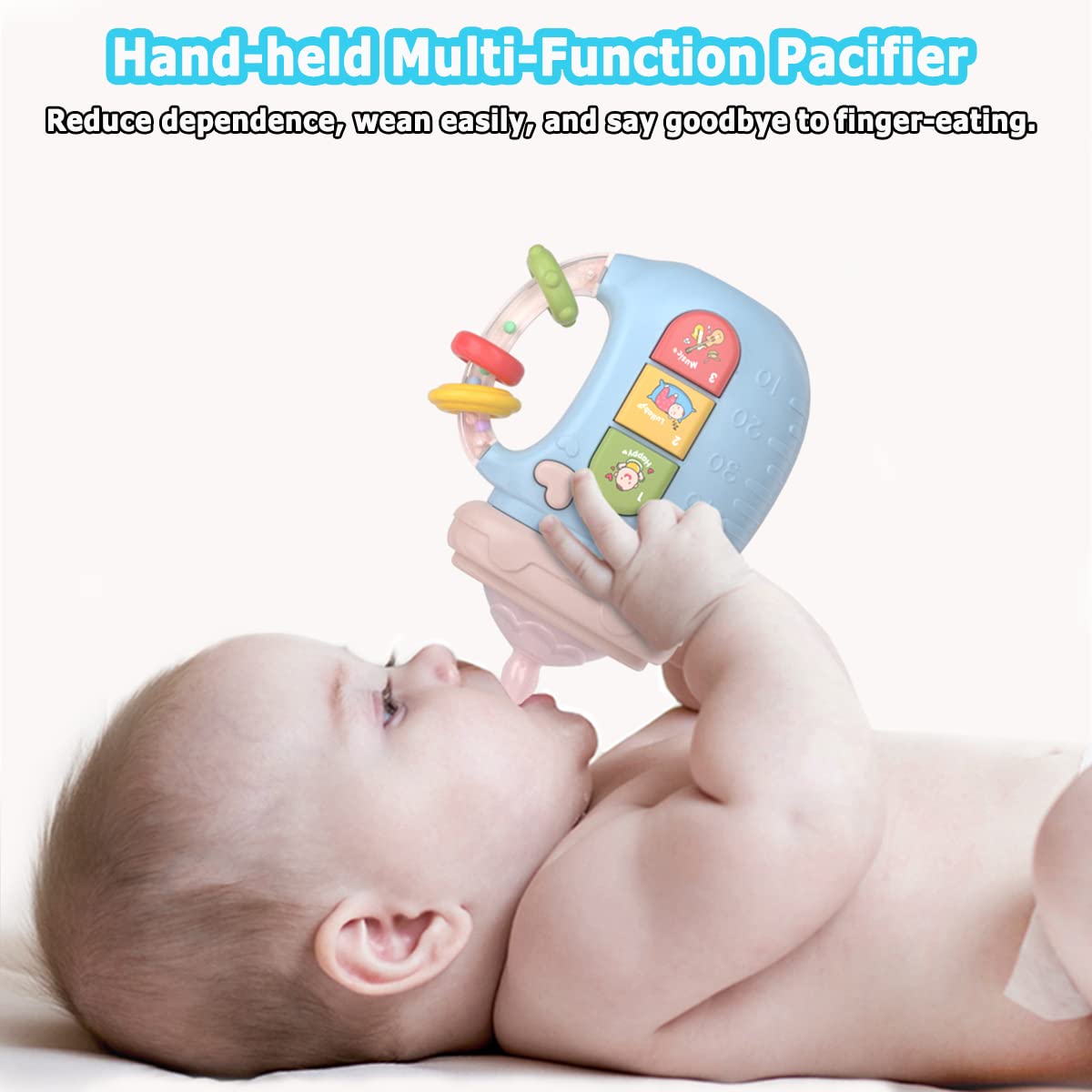 Bottle Toy with Illuminated teether Light-Up Sound & Music