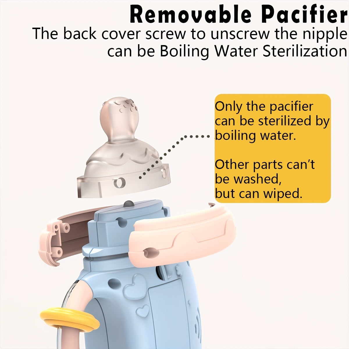 Bottle Toy with Illuminated teether Light-Up Sound & Music